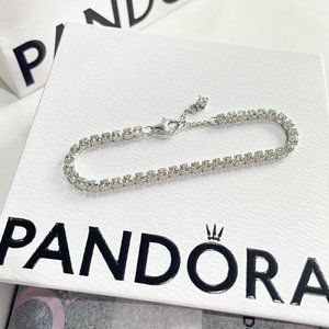 Pandora Sparkling Tennis Bracelet 16cm
